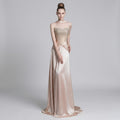 Sophisticated Strapless Sequin Bustier Gala Dress