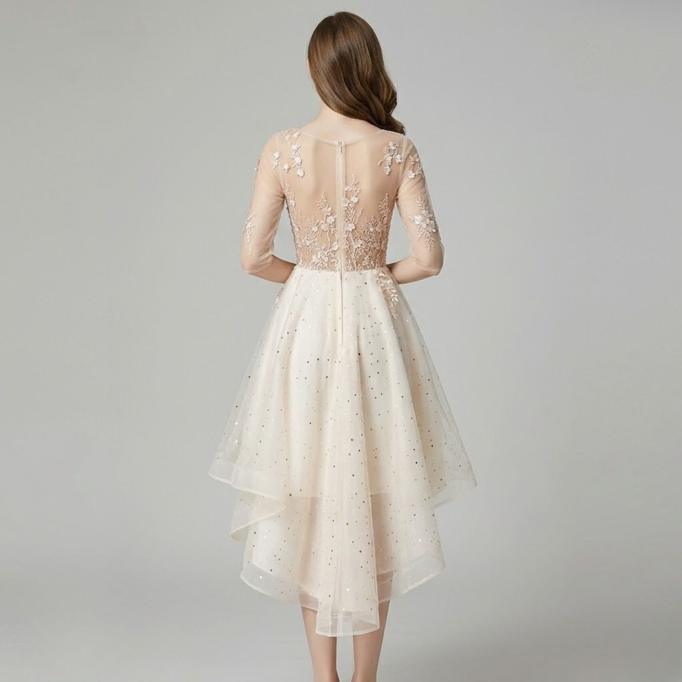 #30066 EMBROIDERY PARTY DRESS