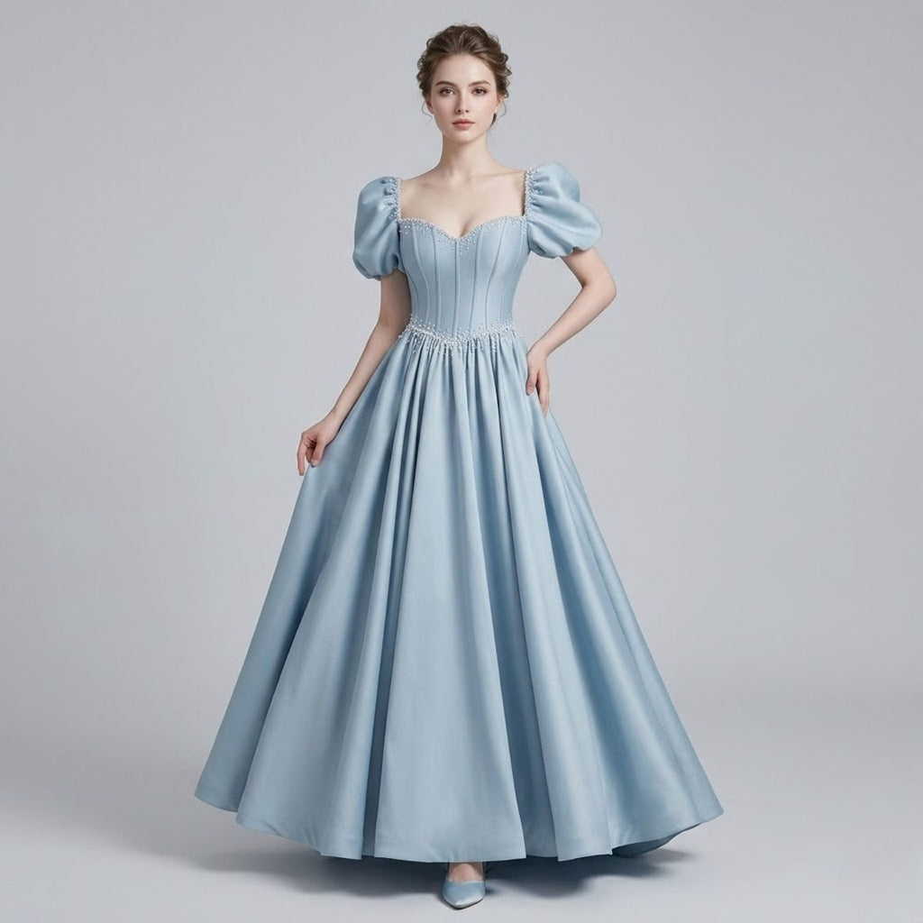 #40120 RETRO EVENING PROM DRESS