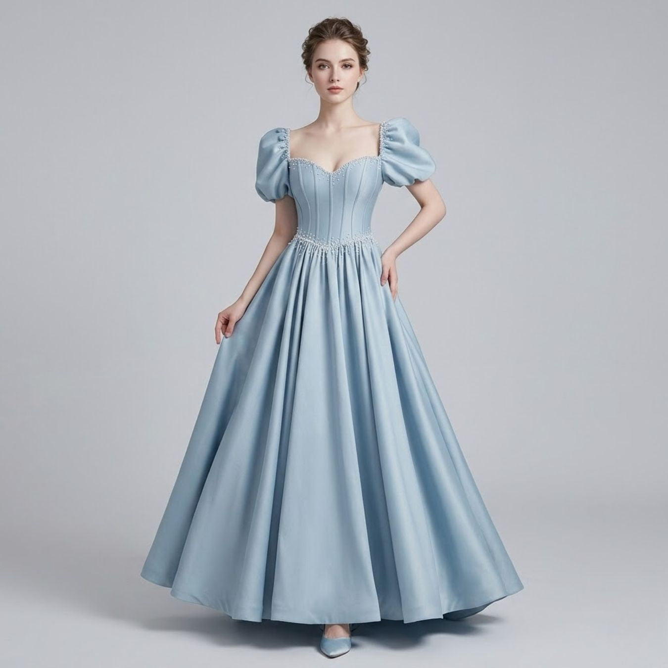 #40120 RETRO EVENING PROM DRESS