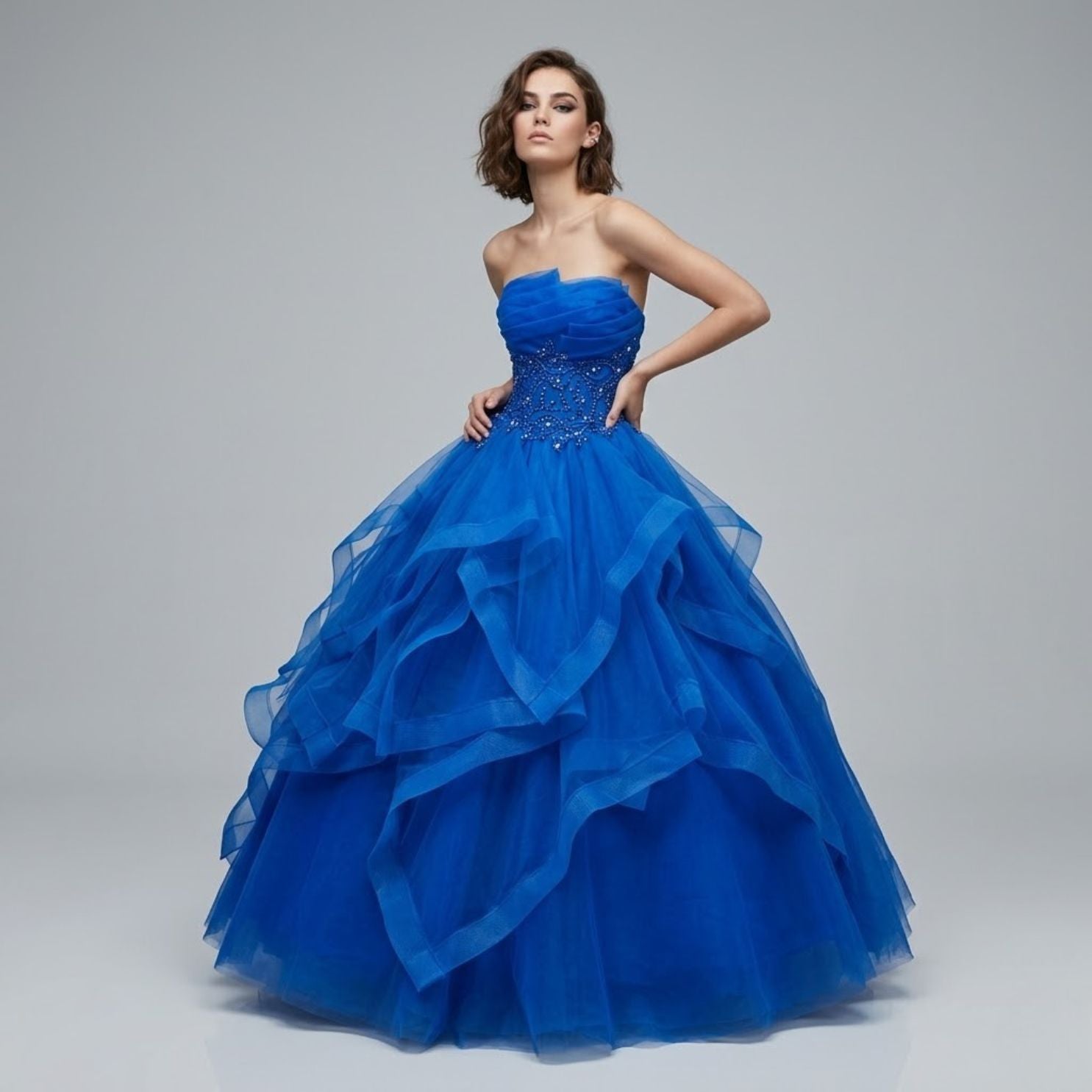 #5178 Off Shoulder Prom Dress