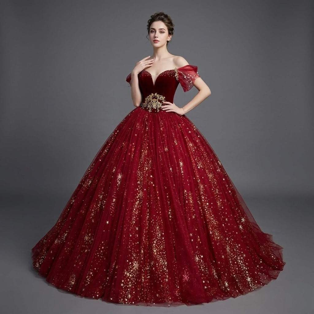 #5337 Sequins Evening Prom Dress