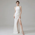 #5353 HALTERNECK  EVENING DRESS