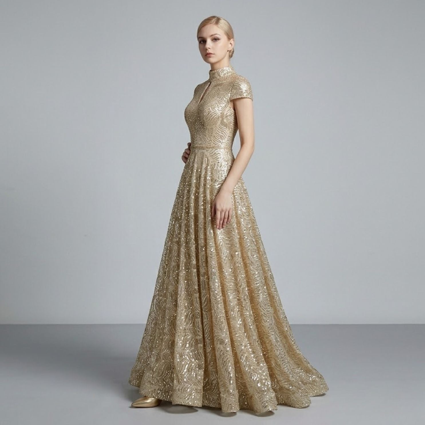 #7190 SEQUIN EVENING DRESSES