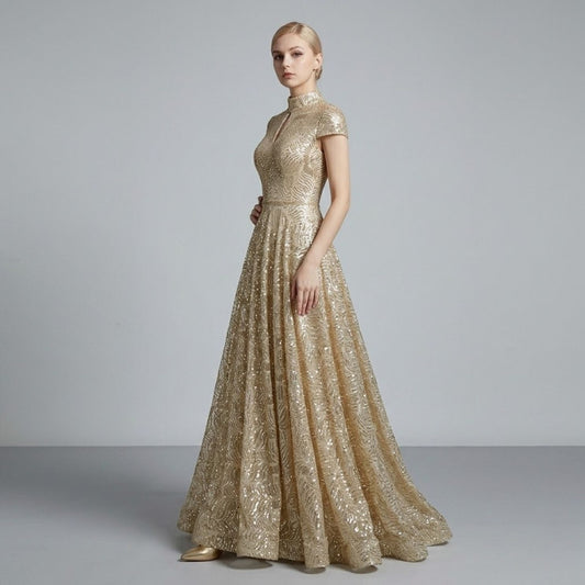 #7190 SEQUIN EVENING DRESSES