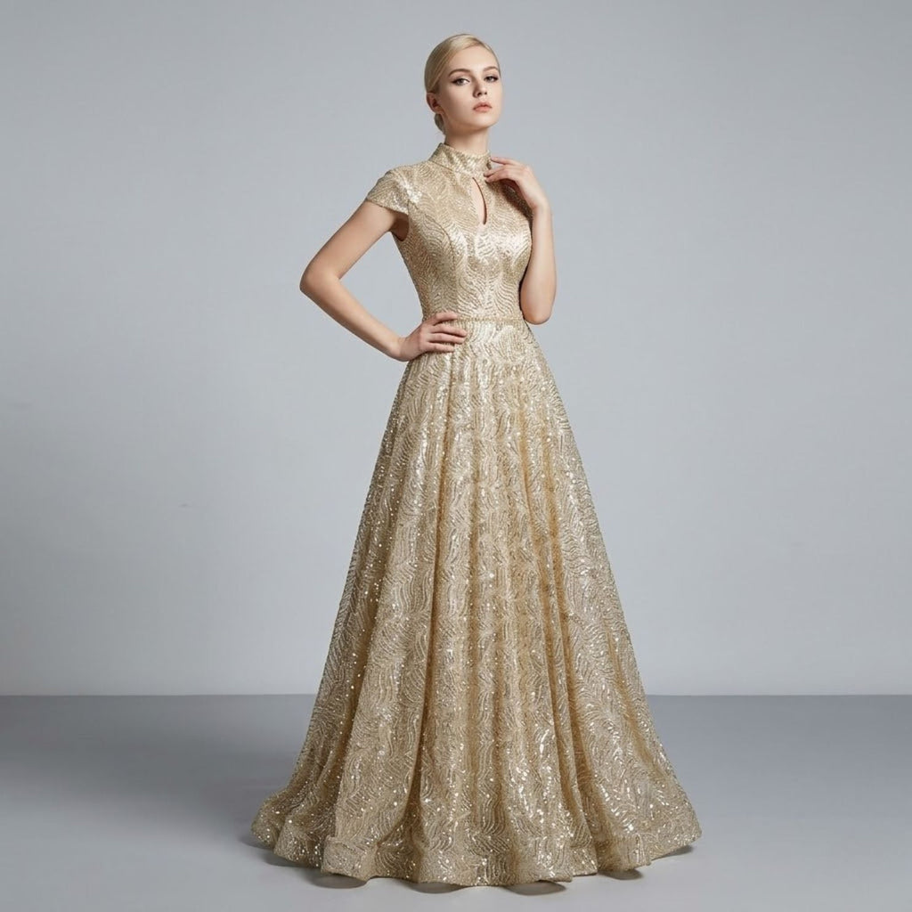 #7190 SEQUIN EVENING DRESSES