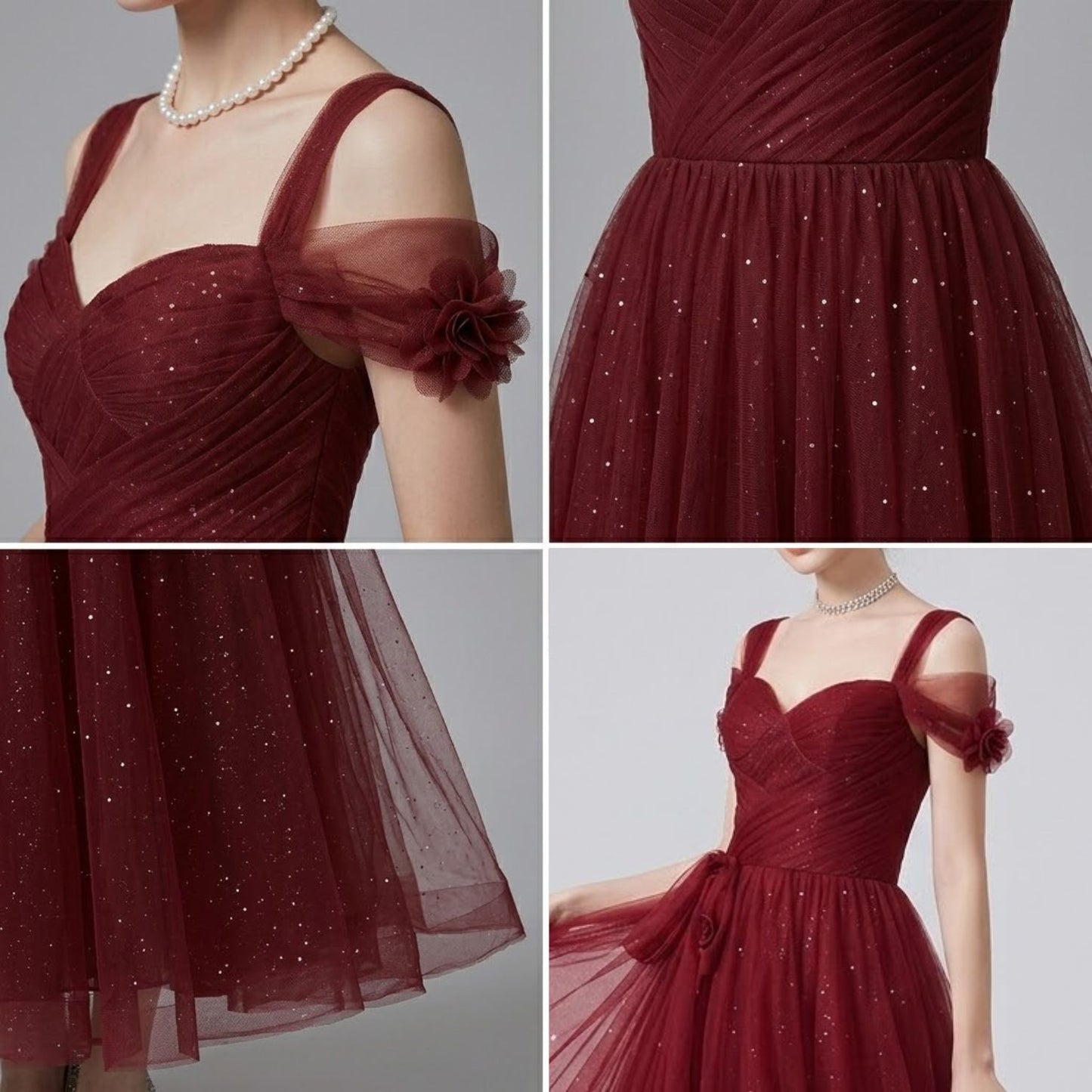 #7292 STRAP EVENING DRESSES