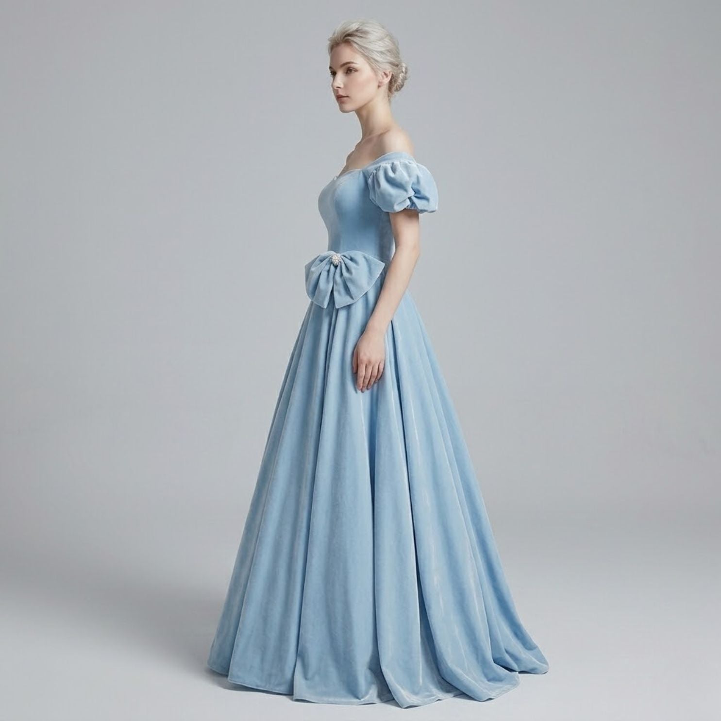 #7514 RETRO EVENING DRESS