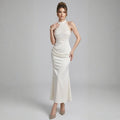 Pearl Halter Bodycon Dress
