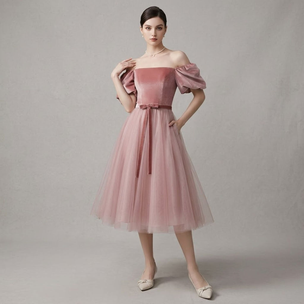 High-End Tulle Occasion Dress