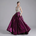 Heavyweight Beaded Halter Neck Party Dress