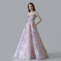 3D Floral Appliqué Camisole Party Dress