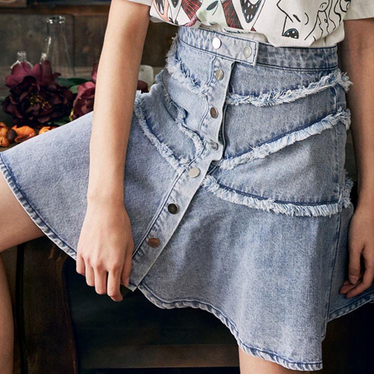 Denim skirt