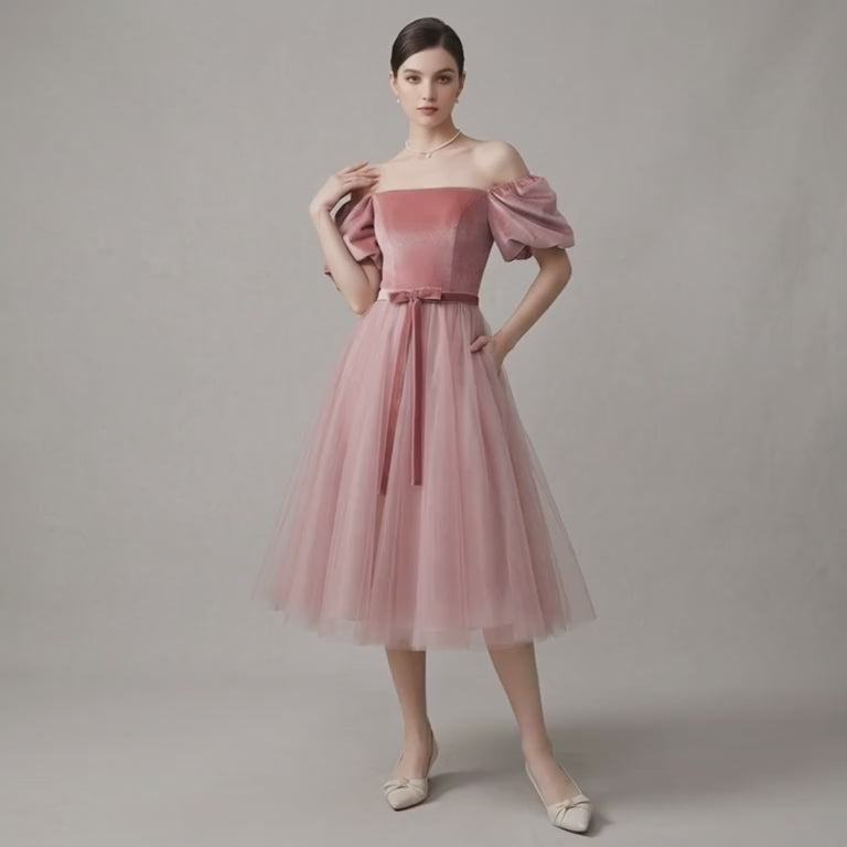 High-End Tulle Occasion Dress